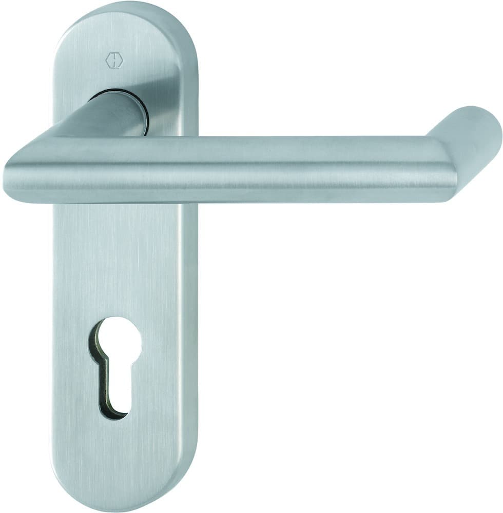 HOPPE® FH Drückergarnitur mit Kurzschild Rotterdam FS-E1401/353KH, Edelstahl 10722875