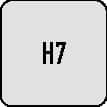 TECWERK Grenzlehrdornsatz H7 je 1 St.3,4,5,6,8,10,12mm m.Gut/Auss.TECWERK
