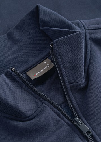PROMODORO Sweatshirt Troyer Side Pocket Gr.XXL navy PROMODORO