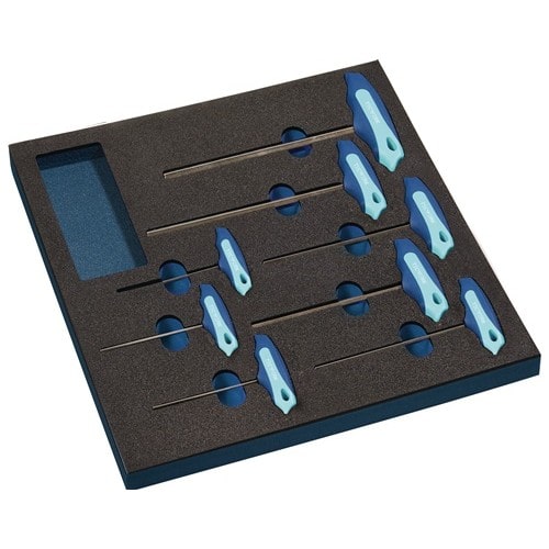 TECWERK Werkzeugmodul 8-tlg.2/3-Modul Schlüsswelweiten 2-10mm TECWERK