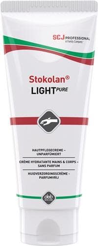 SC JOHNSON PROFESSIONAL Hautpflegecreme Stokolan® Light PURE 100ml duft-/farbstofffrei Tube