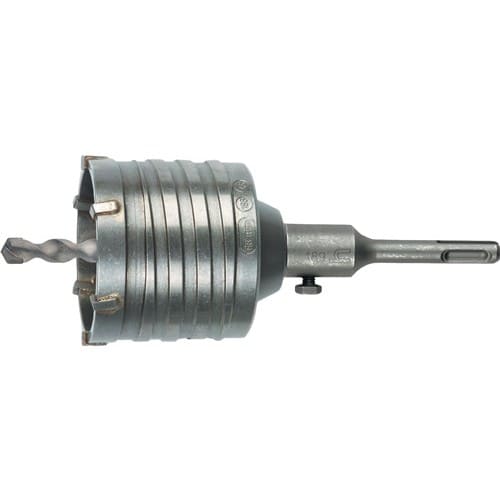 HELLER Schlagbohrkrone D.80mm Gesamt-L.120mm f.Verteilerdosen SDS-plus Schaft HELLER
