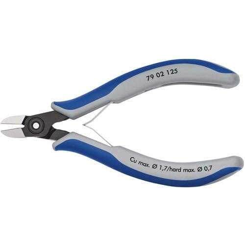 KNIPEX Präzisions-Elektronik-Seitenschn.L.125mm Form 0 Facette ja,sehr kl.pol.KNIPEX