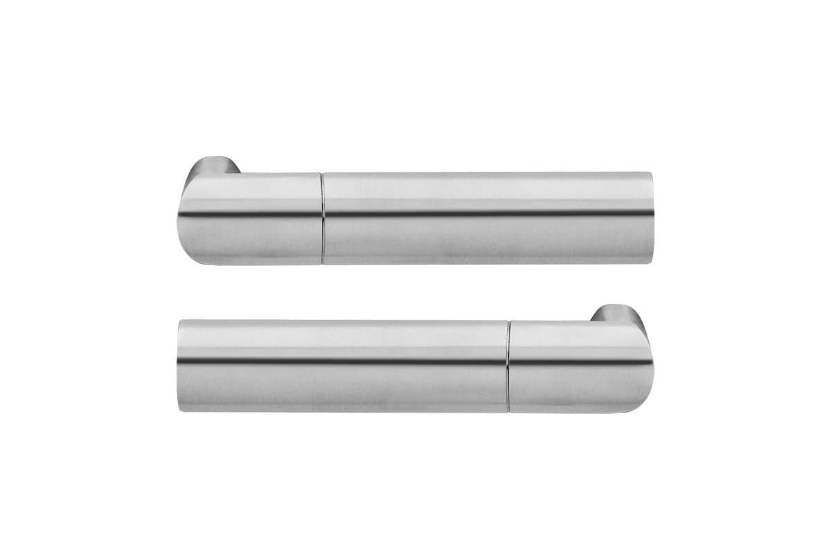 KARCHER DESIGN ER48 0DS Griffpaar Oregon ohne Griffrosette, inkl. Stift in Edelstahl matt, Edelstahl