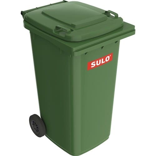 SULO Müllgroßbehälter 240l HDPE grün fahrbar,n.EN 840 SULO