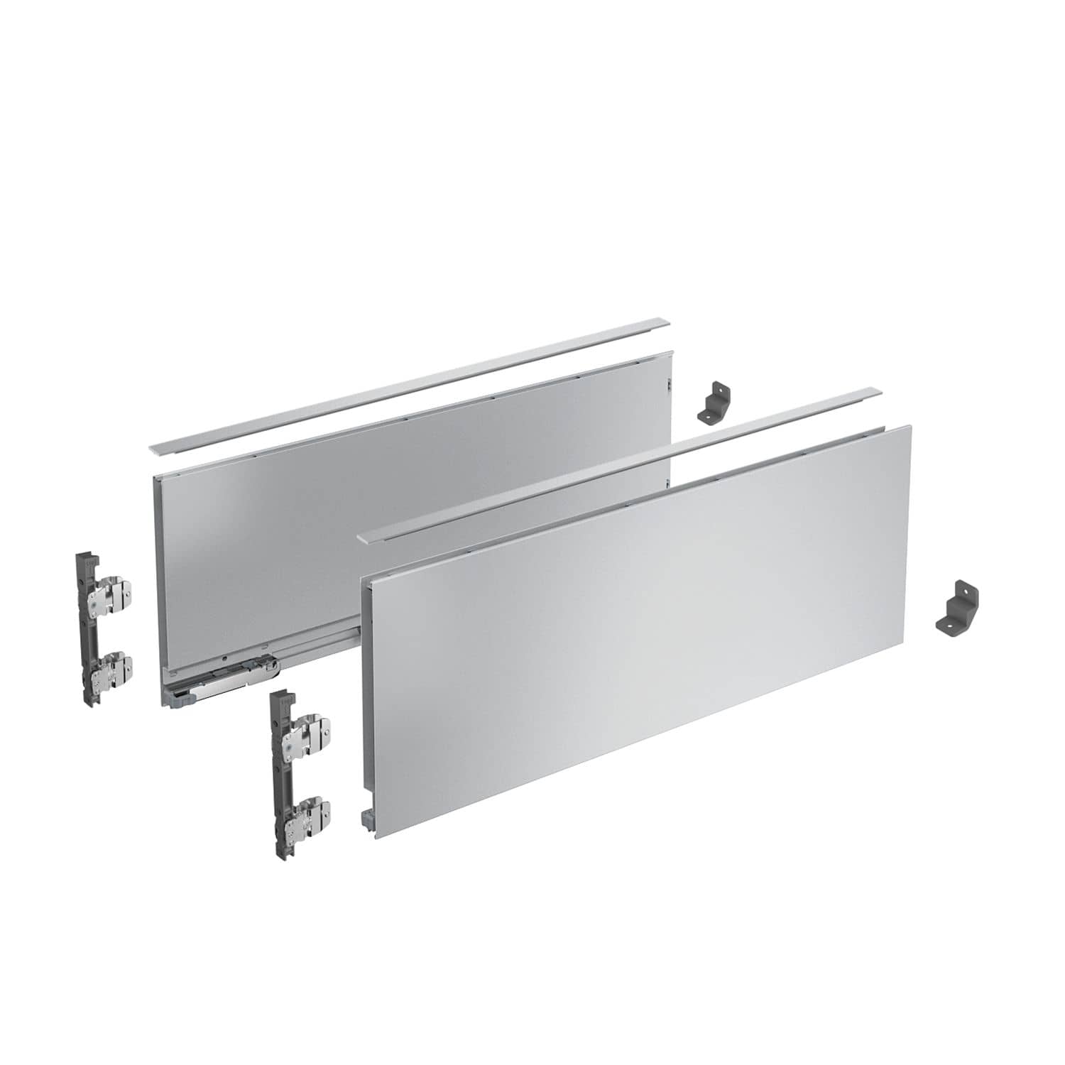 HETTICH AvanTech YOU Set Zarge, Höhe 187 mm x NL 270 mm, anthrazit, links und rechts, 9353439