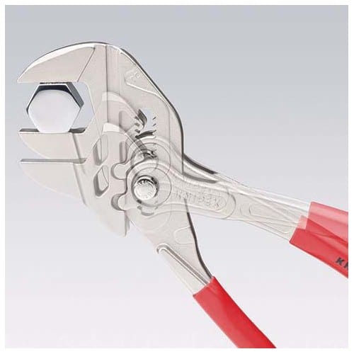 KNIPEX Zangenschlüssel L.150mm Spann-W.27mm verchr.Ku.-Überzug KNIPEX