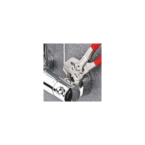 KNIPEX Zangenschlüssel L.150mm Spann-W.27mm verchr.Ku.-Überzug KNIPEX