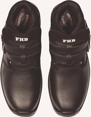 FHB Sicherheitsstiefel NORBERT Gr.46 W.11 schwarz S3 HRO Kuhleder FHB