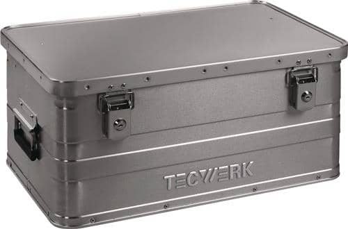 TECWERK Aluminiumbox L580xB380xH275mm 47l m.Klappverschluss u.Zylinderschl.TECWERK