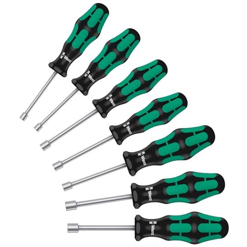 WERA Sechskantsteckschlüsselsatz 395 HO 7-tlg.2K-Griff WERA