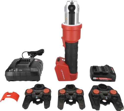 ROTHENBERGER Hybrid-Pressmaschine ROMAX NANO 32 kN 0-108mm Pressbacke iJAW TH 16,20,26mm,Akku