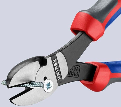 KNIPEX Kraftseitenschneider L.180mm pol.Form 0 Comfort-Griff KNIPEX