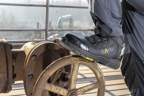 BAAK Sicherheitsstiefel Alexander Gr.41 W.11 schwarz/gelb S3S FO HRO LG SC SR ESD