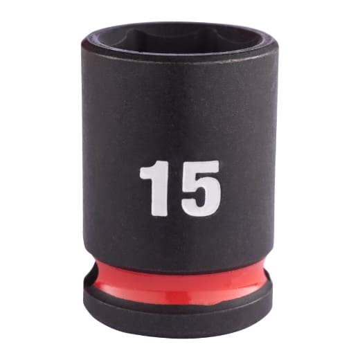 MILWAUKEE 15 x 32 mm SHOCKWAVE Schlagnuss 3/8" kurz
