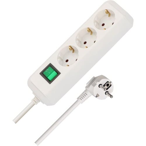 BRENNENSTUHL Steckdosenleiste Eco Line 16 A 250 V Steckd.3 m.Schalter 1,5m H05VV-F 3x1,5 mm²