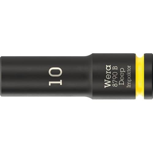 WERA Steckschlüsseleinsatz 8790 B Impaktor Deep 3/8 Zoll 10mm L.63mm WERA
