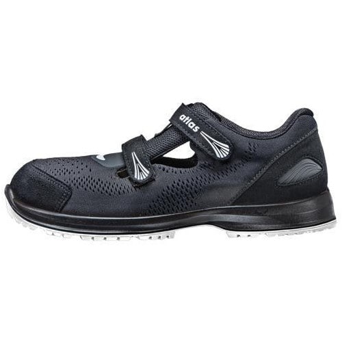 ATLAS Sicherheitssandale RUNNER 145 ESD Gr.44 W.10 black/white S1P SRC EN20345 ATLAS