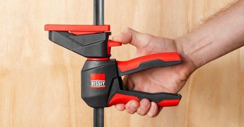 BESSEY Einhandzwinge EZ360 Spann-W.150mm A.80mm Spreiz-W.195-315mm BESSEY