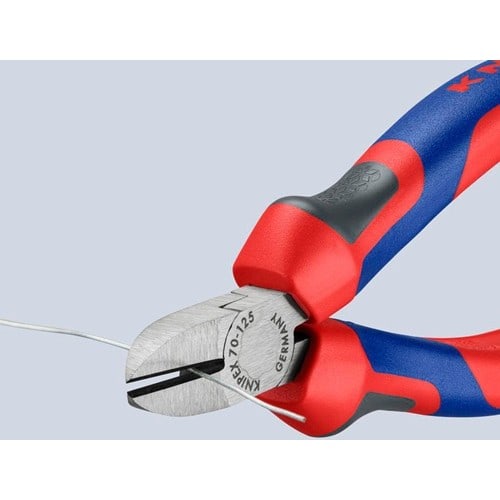 KNIPEX Seitenschneider L.125mm Kopf pol.Comfort-Griff max.1,5mm KNIPEX