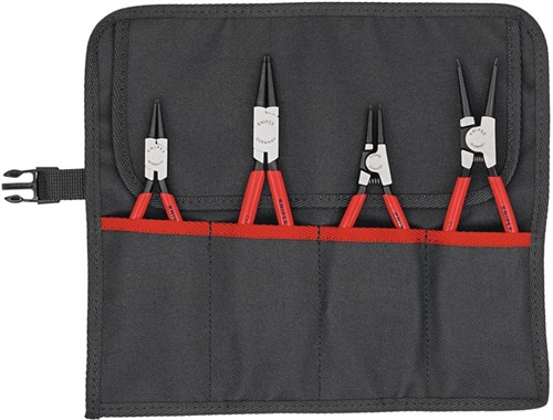 Sicherungsringzangen-Satz 4-teilig in Rolltasche KNIPEX