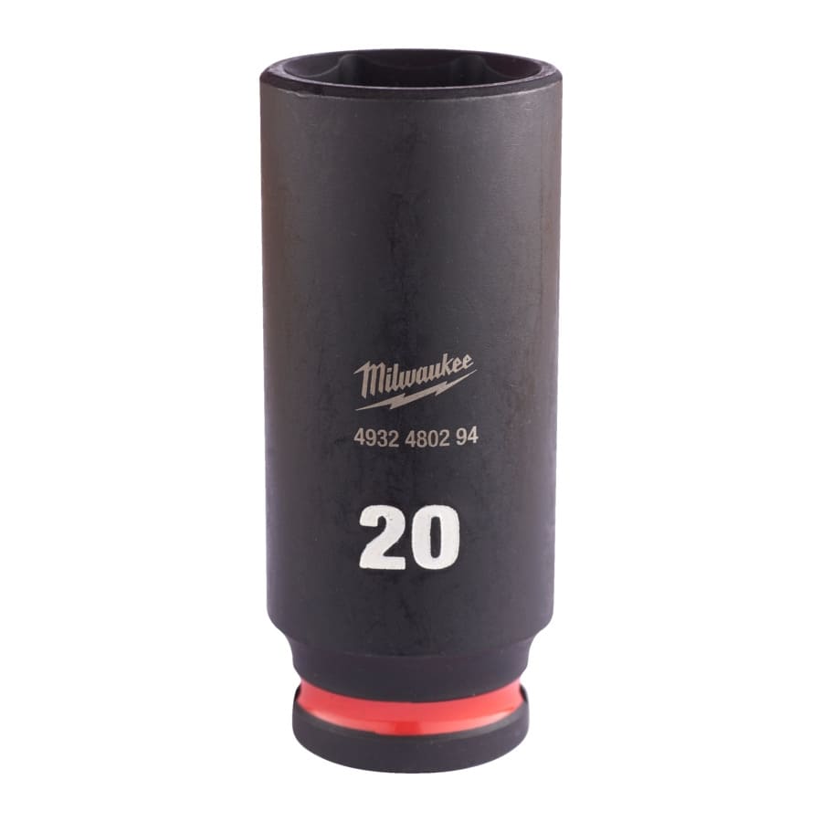 MILWAUKEE 20 x 65 mm SHOCKWAVE Schlagnuss 3/8" lang
