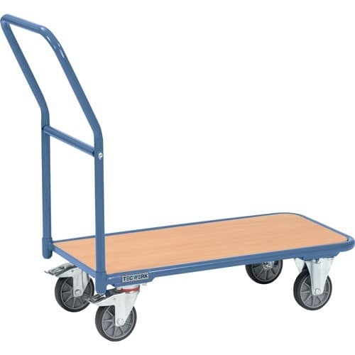 TECWERK Plattformwagen Ladeflächen L1000xB600mm STA taubenblau Trgf.250kg TECWERK