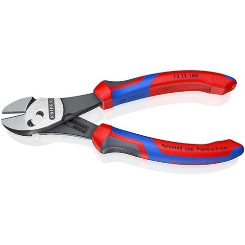 KNIPEX Hochleistungsseitenschneider TwinForce® L.180mm pol.Comfort-Griff KNIPEX