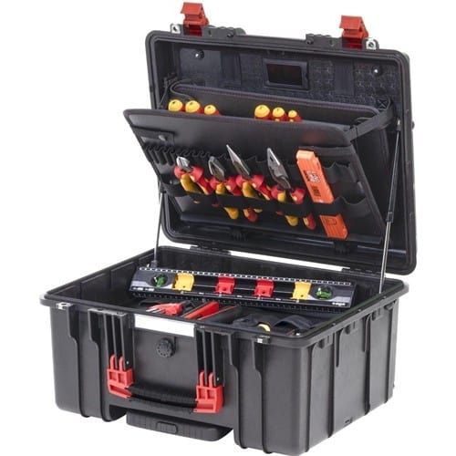 WIHA Werkzeugkoffer XL 2 electric 60-tlg.Trolley f.Elektriker WIHA