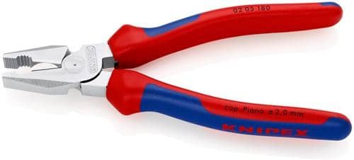 KNIPEX Kraftkombizange L.180mm verchr.Comfort-Griff KNIPEX