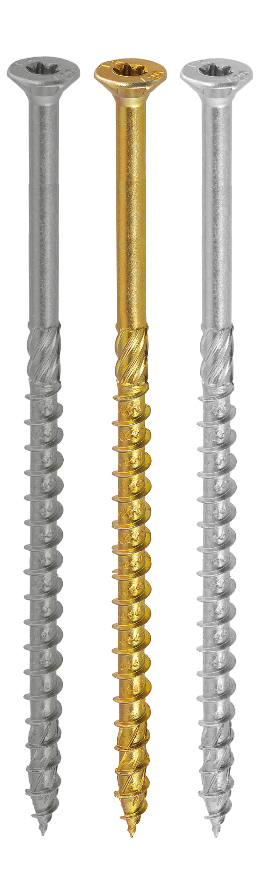 100 St. KLIMAS Spanplattenschraube Größe 6,0 x 80 mm mit ETA Zulassung 18/0817, hell verzinkt