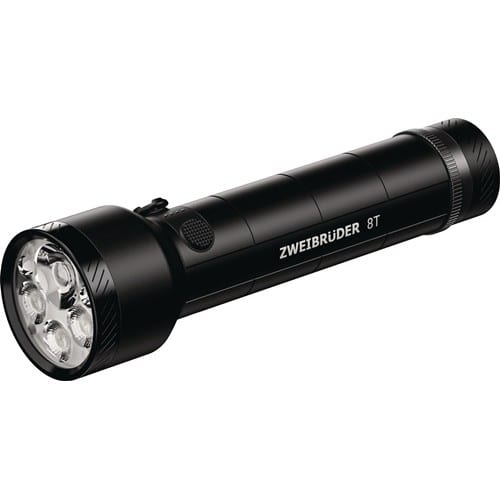 ZWEIBRÜDER LED-Taschenlampe ZB8T 30-4000 lm Akku Li-Ion 10-340m schwarz ZWEIBRÜDER