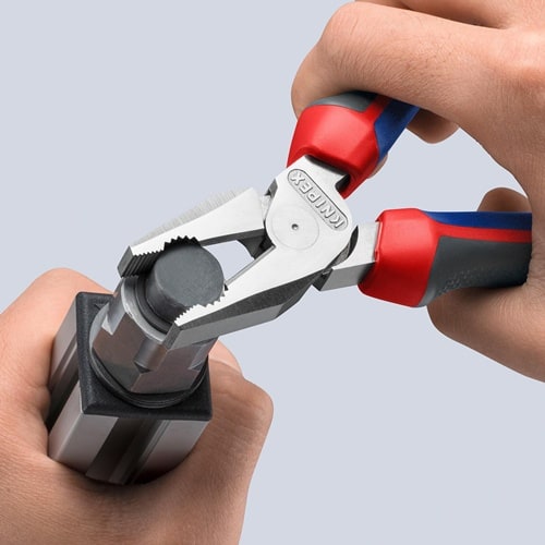 KNIPEX Kraftkombizange L.180mm verchr.Comfort-Griff KNIPEX