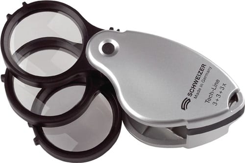 Einschlaglupe Tech-Line Linsen-Ø 38 mm SCHWEIZER