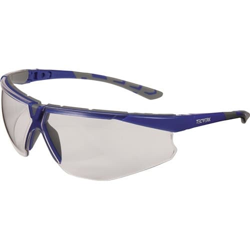 TECWERK Schutzbrille Daylight Flex EN 166,EN 170 Bügel grau/blau,Scheibe klar PC TECWERK