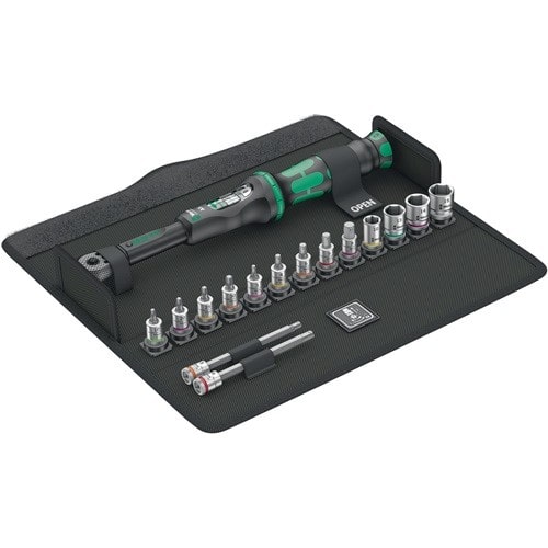 WERA Drehmomentschlüsselset Bicycle Set Torque 1 16-tlg.2,5-25 Nm 1/4 Zoll WERA