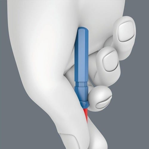 WERA Wechselkl.KK VDE 64 i TiE i6-KT.5,0mm Hex-Plus WERA