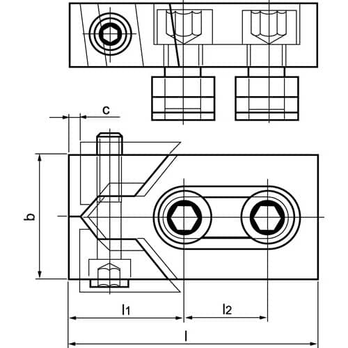 AMF Tiefspannbacke Bulle,Nr. 6490 28mm M24 AMF