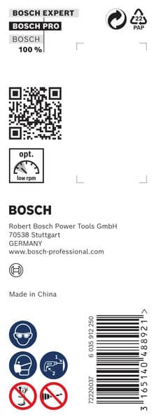 BOSCH Holzschlangenbohrer, Sechskant 22 x 470 x 600 mm, d 11,1 mm