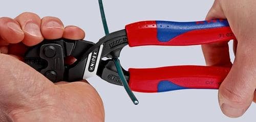 KNIPEX Kompaktbolzenschneider CoBolt L.200mm Mehrkomp.-Hülle ger.Form 0 o.Aussparung