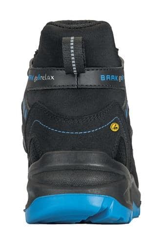 Sicherheitsstiefel Hudson Gr.45 schwarz/blau S1P SRC ESD EN20345 Textil BAAK