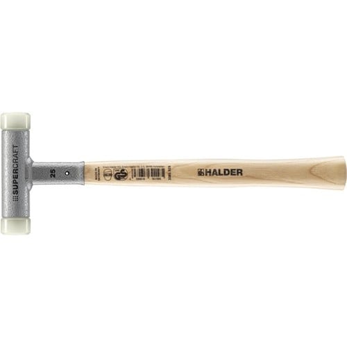 HALDER Schonhammer SUPERCRAFT L.305mm Kopf-D.25mm Hickory rückschlagfrei