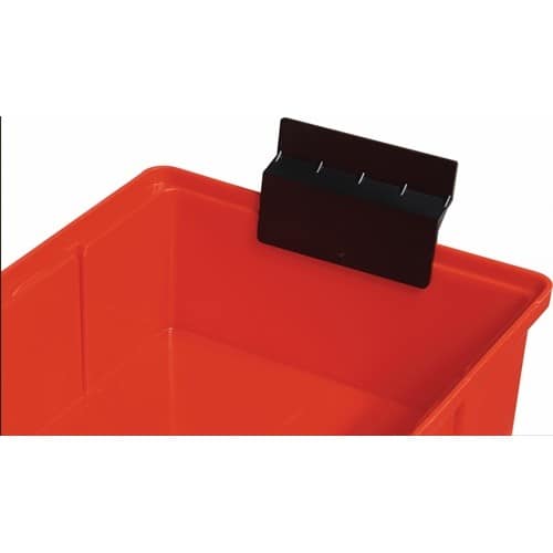 LA-KA-PE Auszugsperre f.Regalkasten B.93/152/186mm schwarz PP LA-KA-PE