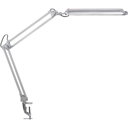 Schreibtischleuchte Metall/Ku.silber H.max.380mm m.Tischklemme m.LED