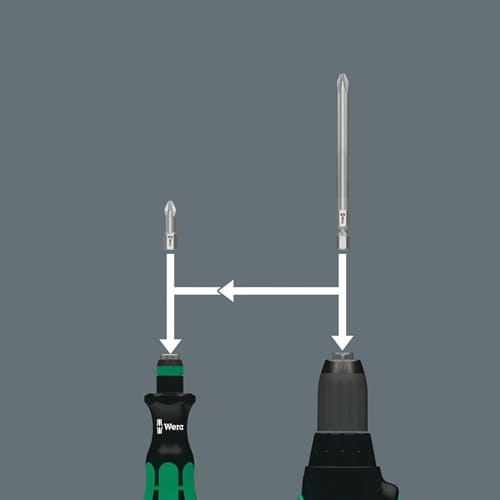 WERA Schraubendrehersatz KK 62 33-tlg.m.Handhalter u.Wechselkl.WERA