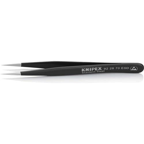 KNIPEX Präzisionspinzette L.110mm ger.fein rostfr.antimagn.elektr.ableitend KNIPEX