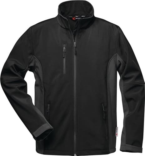 Softshelljacke Kronos schwarz/grau