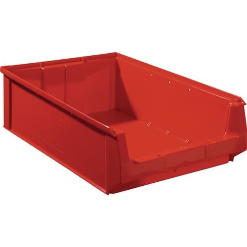Sichtlagerkasten L500/450xB310xH140mm PE rot TECWERK