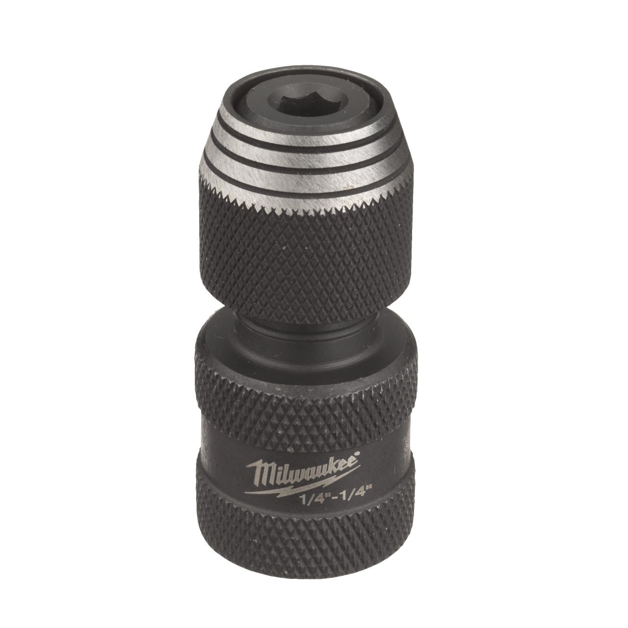 MILWAUKEE 1/4" Vierkant auf 1/4" Sechskant Bitadapter SHOCKWAVE 50 mm