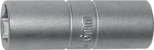 TECWERK Steckschlüsseleinsatz f.Zündkerzen 1/2 Zoll SW 16mm 6KT L.TECWERK